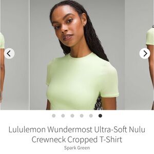 Lululemon Athletica WUNDERLUST cropped top